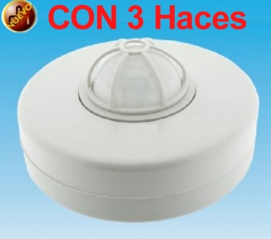 DETECTOR MOVIMIENTO PRESENCIA SENSOR PIR DE TECHO (3 SENSORES) - Haga click a la imagen para cerrar